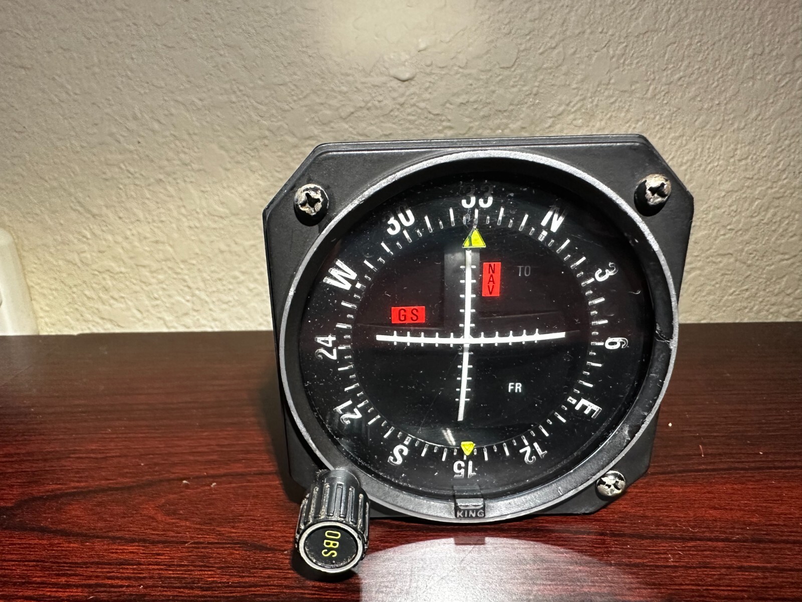 King KI 206 VOR LOC glide slope indicator 066-3034-04 guaranteed 30 days