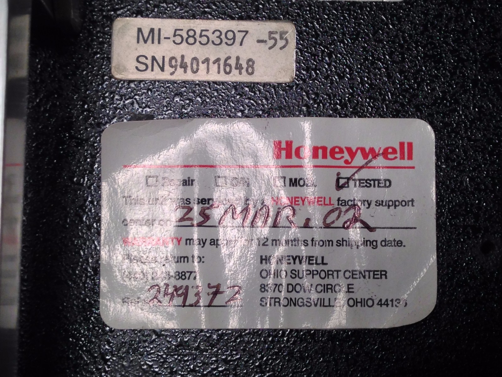 Honeywell Sperry DNC-1002 Data Nav Interface Computer, MI-585397-55, sn 94011648