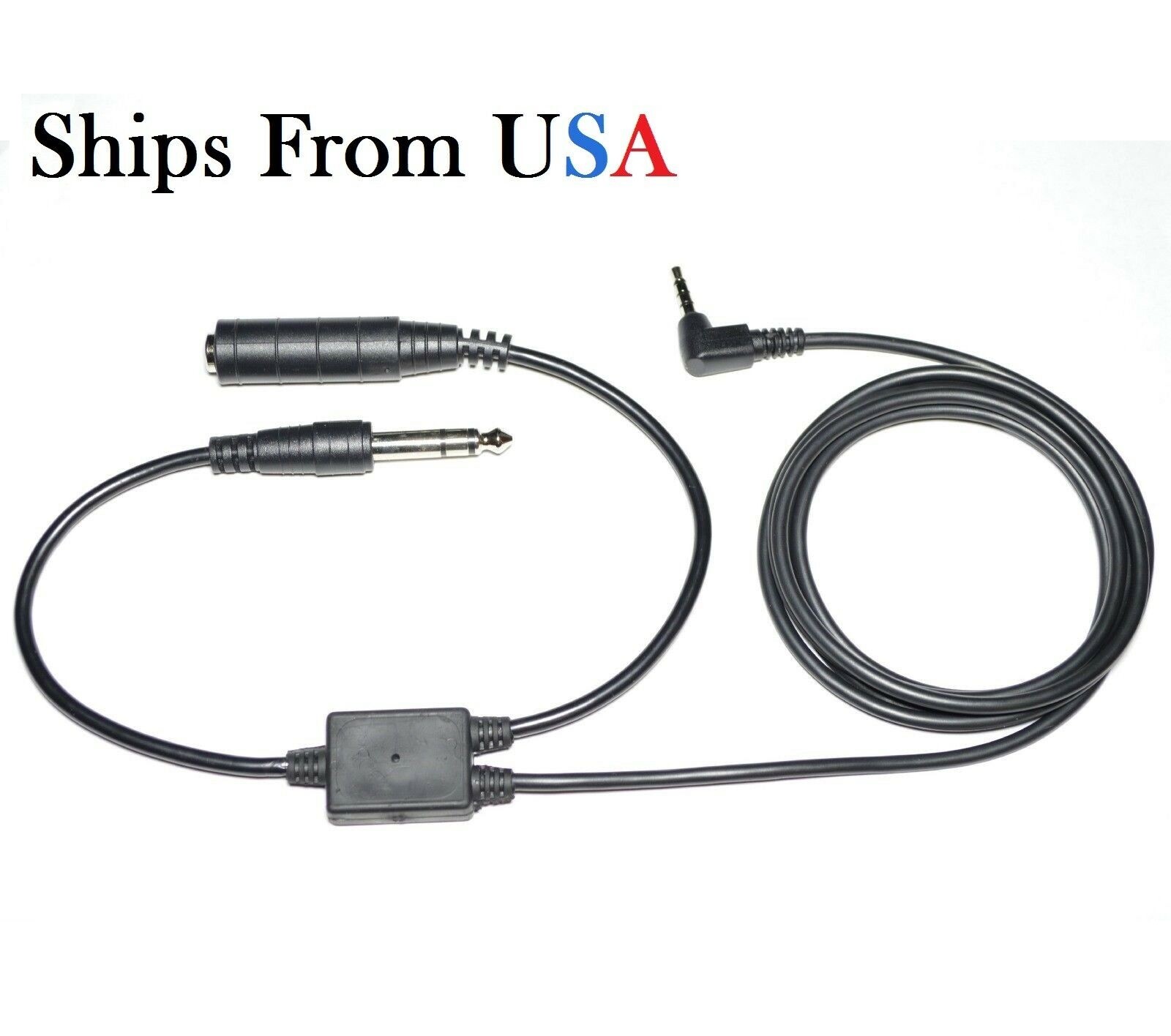 Smart phone, Tablet General Aviation Cockpit Audio And ATC Recorder, 5 feet long