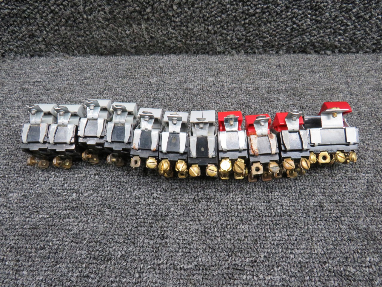 587-837, 587-831 Piper PA-34-200T Landing Light Rocker Switch Set of 11