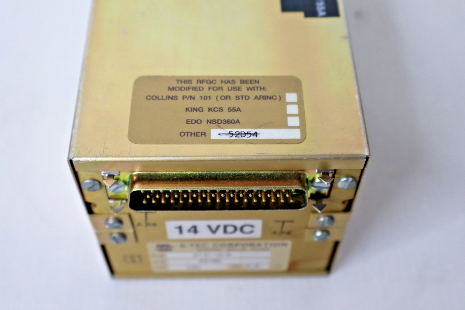 S-TEC 0131-0-0 Autopilot Head (14 VDC) for KCS55/55A Heading System