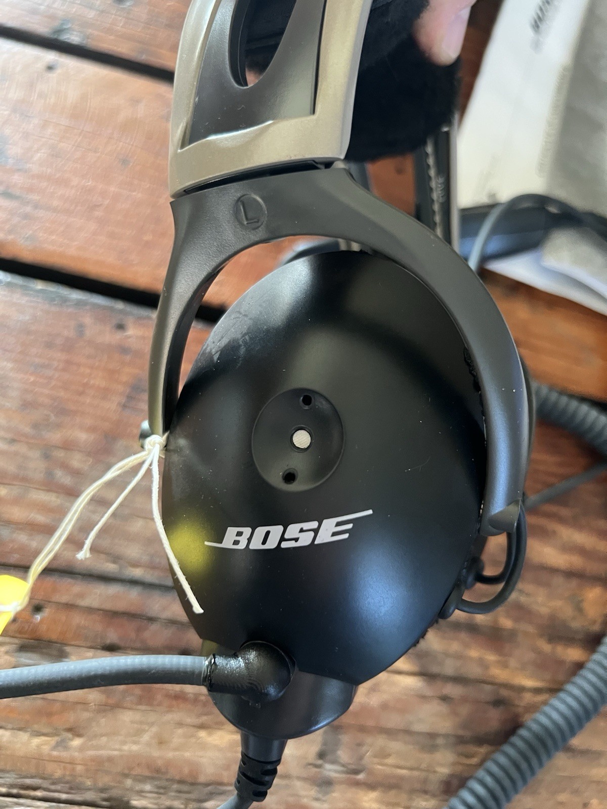 BOSE Aviation Headset X Model AHX-05 – needs new ear foam