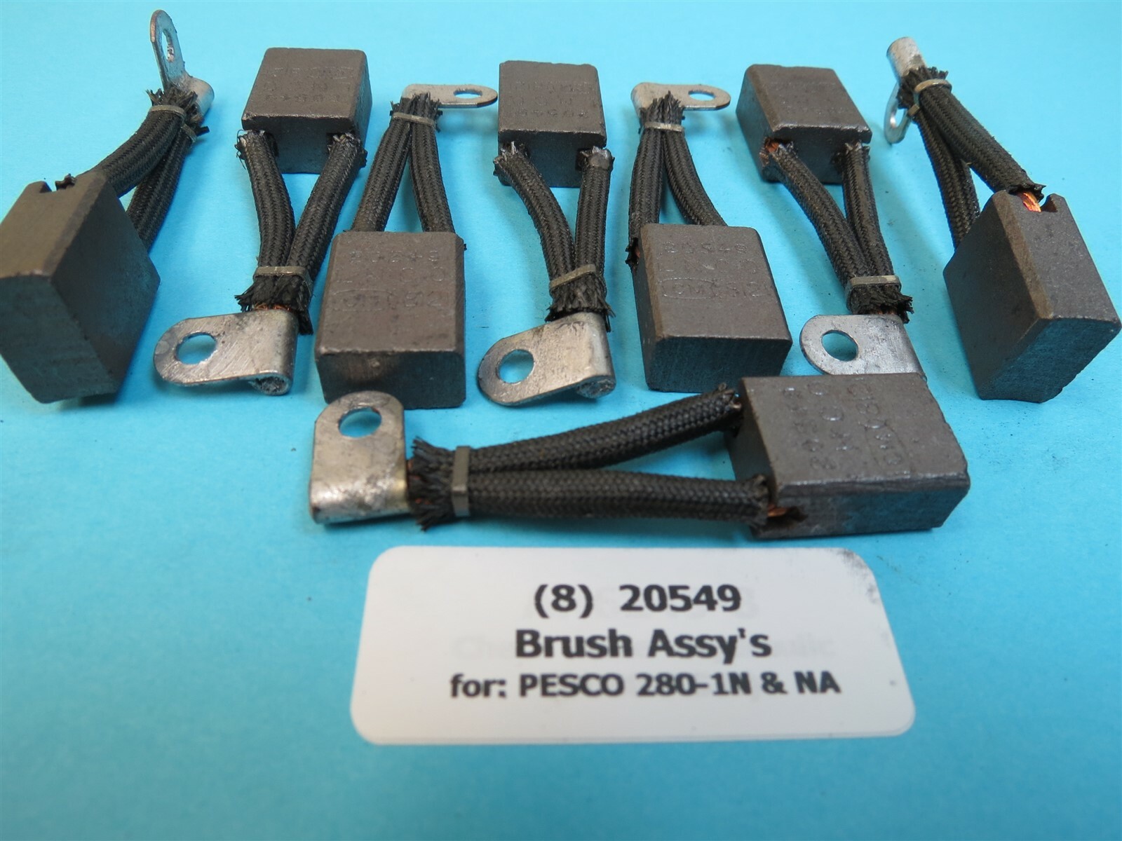 8 ea. 20549 Brushes for PESCO 280-1N & 280-1NA Motors Lowrider (8=2 Sets)