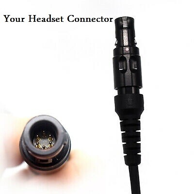 BOSE (6pin) TO GENERAL AVIATION HEADSET ADAPTER, BOSE HEADSET TO Dual Plug GA