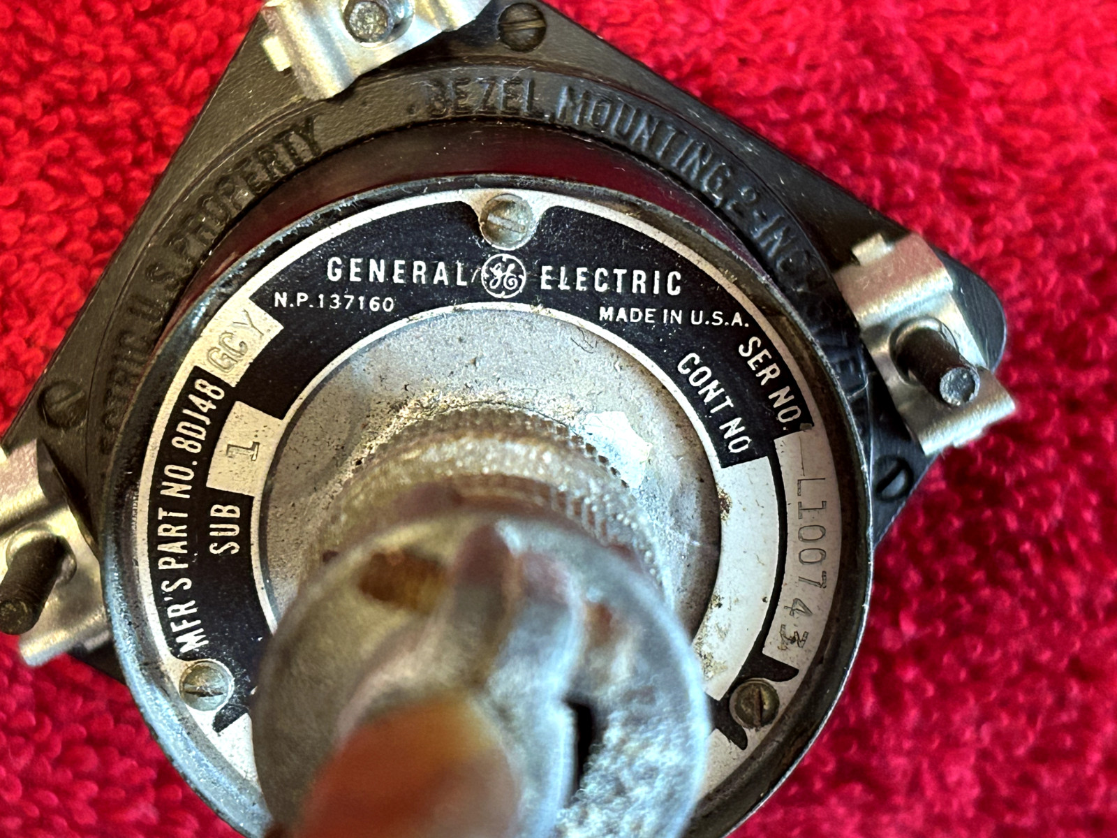 GENERAL ELECTRIC 2 1/4 IN. FLAP POSITION INDICATOR P/N 8DJ48-GCY