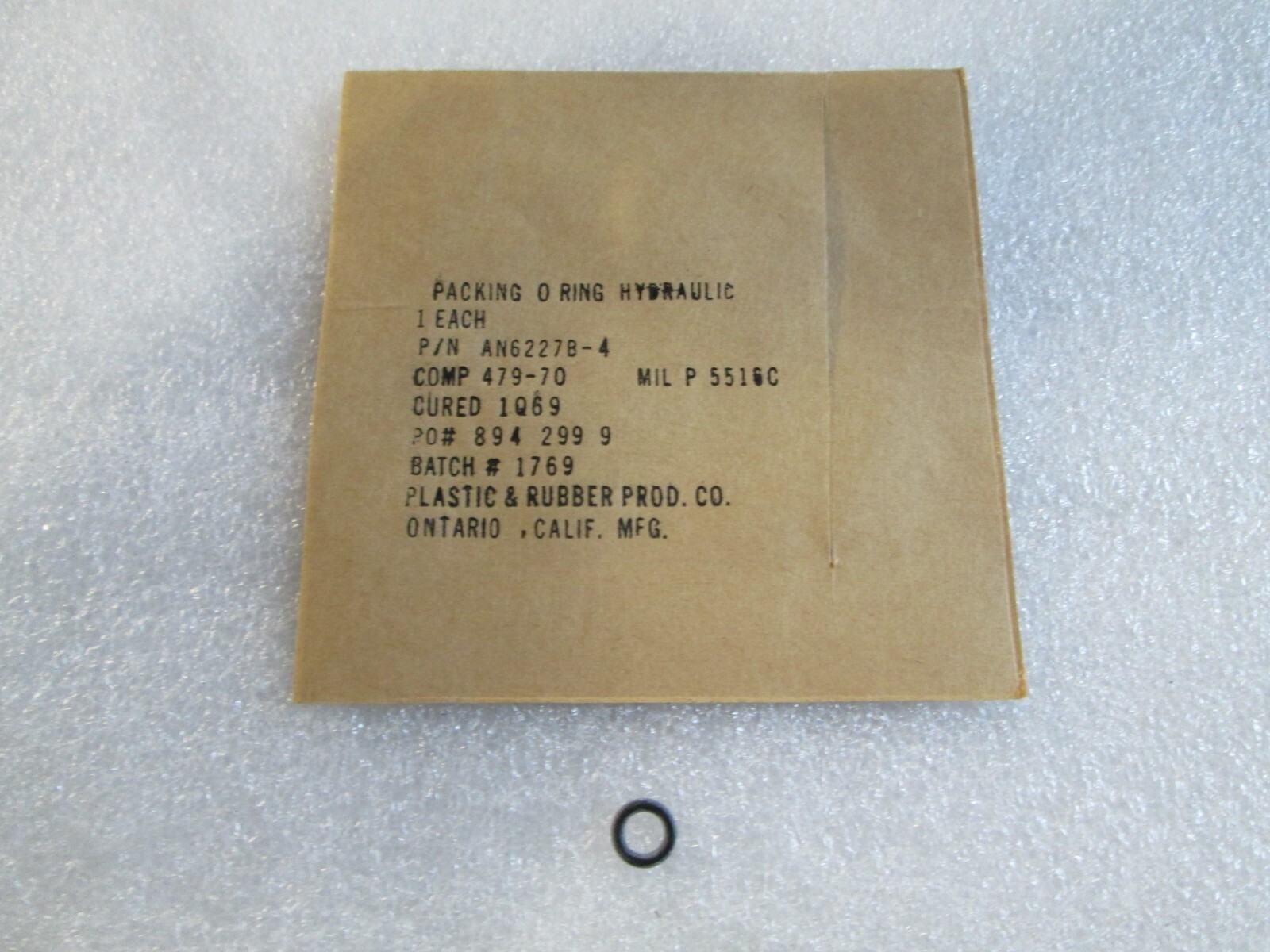 Aircraft Valve Parts Kit P/N 590095-1 New