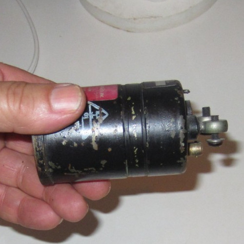 AIRCRAFT GAUGE TEMP INDICATOR WESTON P/N 260118 AS REMOVED