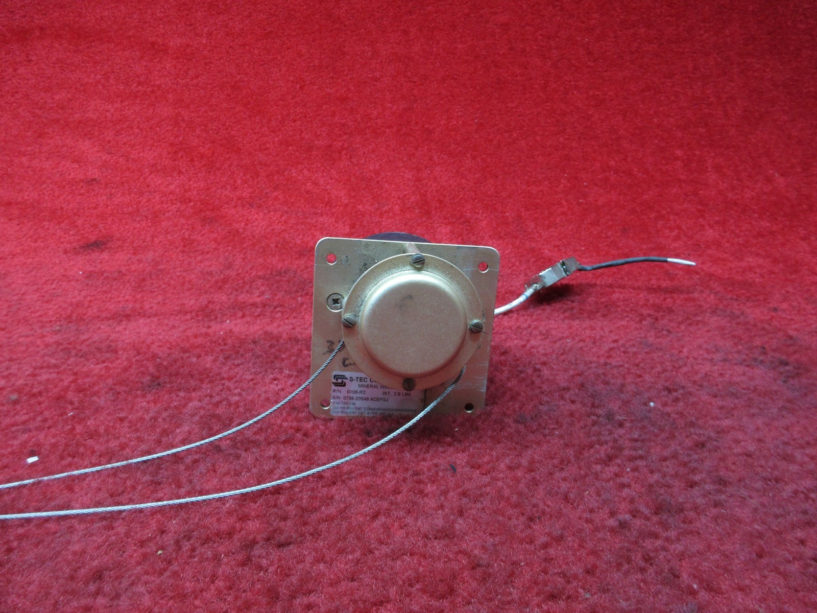 S-Tec Corporation Autopilot Roll Servo PN 0106-R2