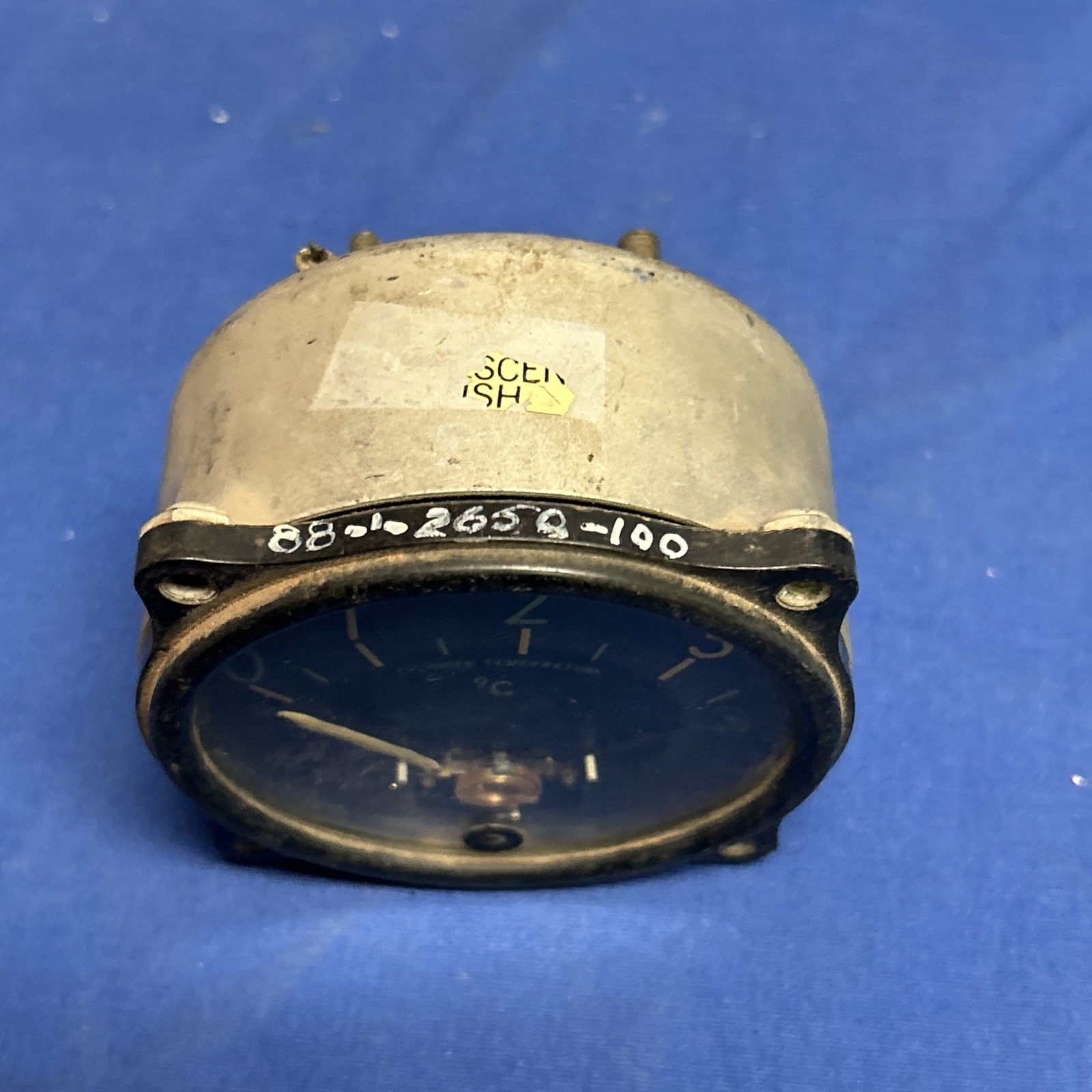 Vintage aircraft Weston 10/208 Cylinder temperature gauge Corsair