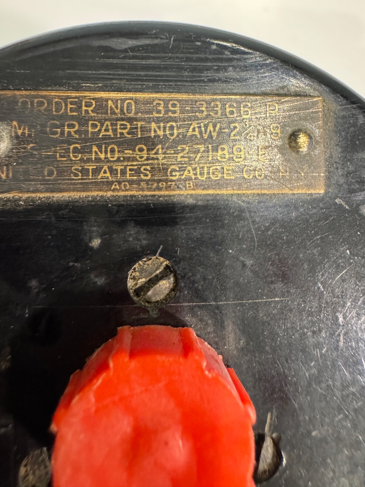 US Gauge Airspeed Indicator 39-3366-P 40-300 MPH tested fine working condition