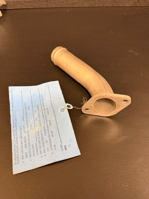 Diamond Aircraft Exhaust Riser, P/N DC0001-2B (New Surplus) (SC)