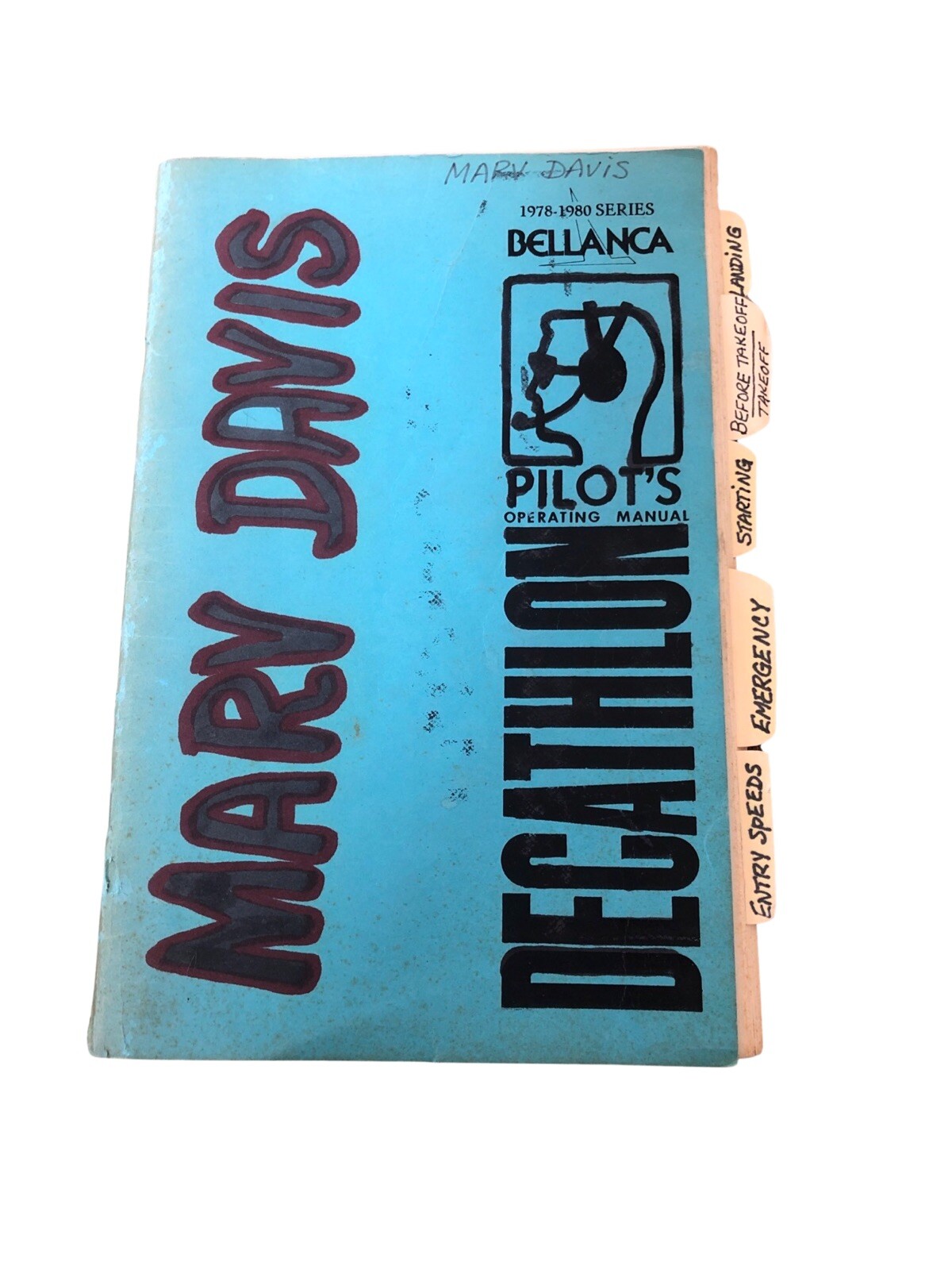 Bellanca Pilot’s Operating Manual for Decathlon 1978-1980 series super corporat