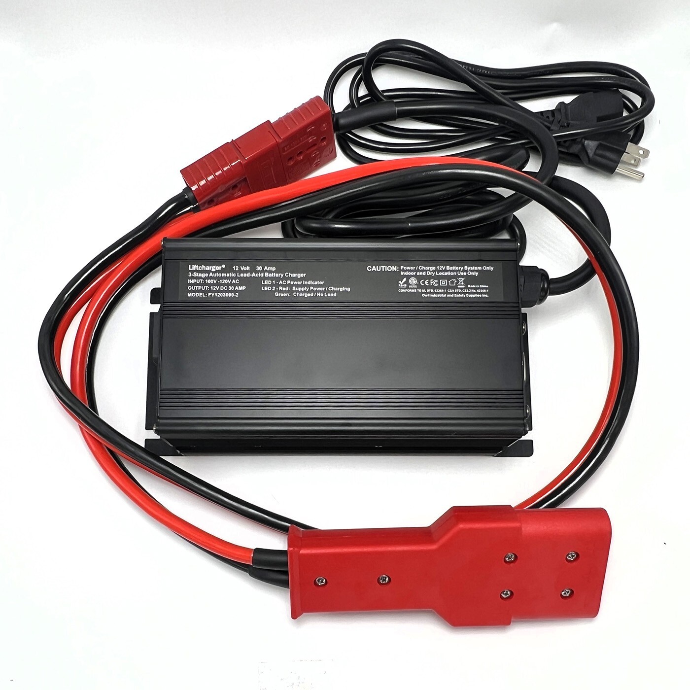 Aircraft Ground Power Supply and Charge,12 Volt 30 Amp w/ Cessna 3-Pin Oval Plug