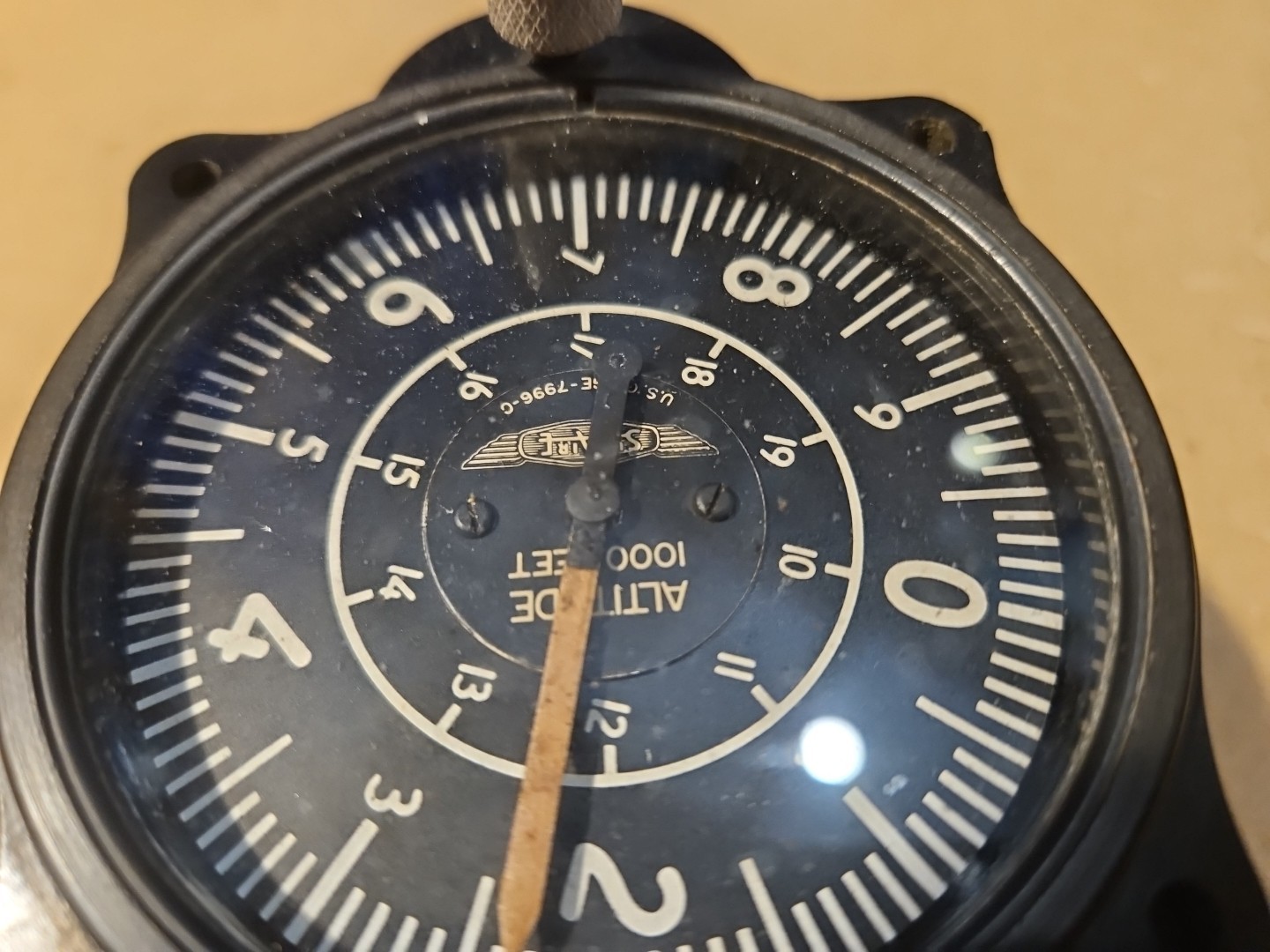 Vintage Supaire Altimeter U.S. Gauge 7996-C