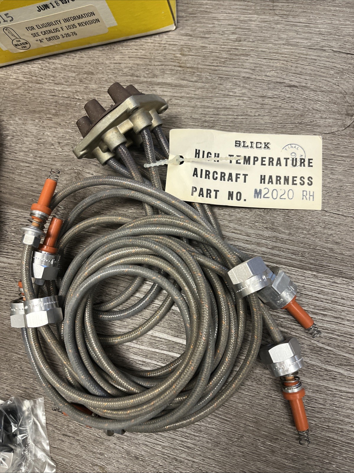 Unison Slick Ignition Harness PN M2015 Pair RH LH New Old Stock