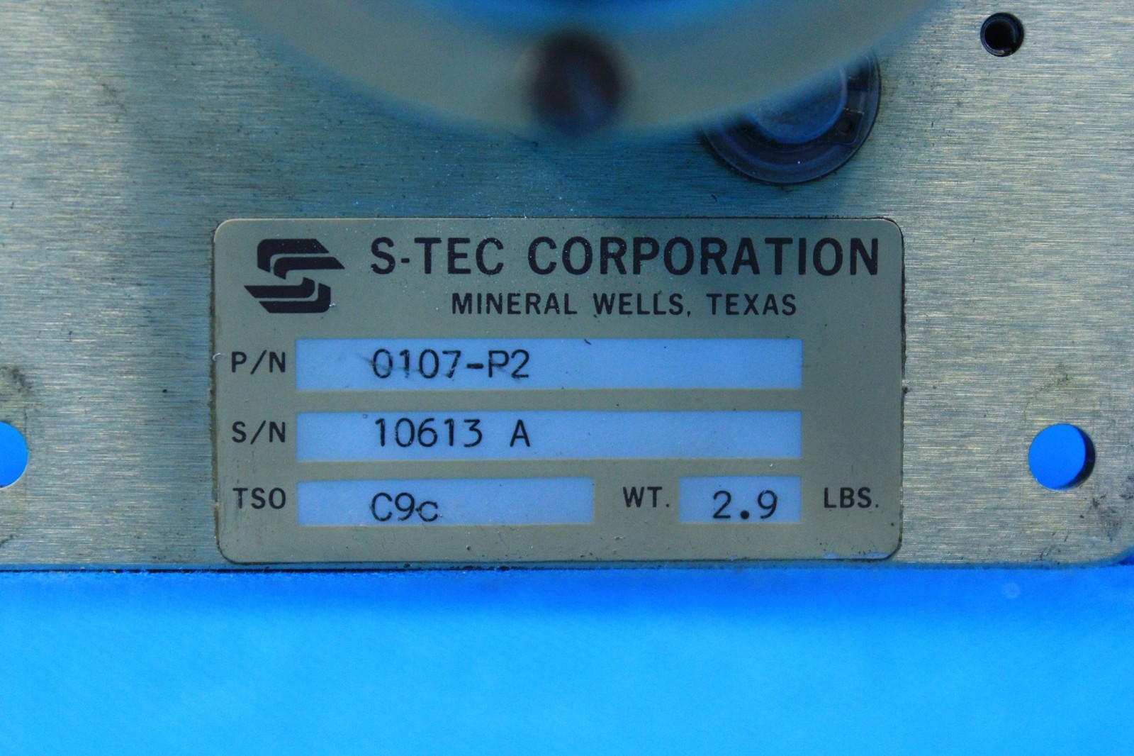Used S-TEC Autopilot Servo 14 Volt P/N: 0107-P2 (28560)