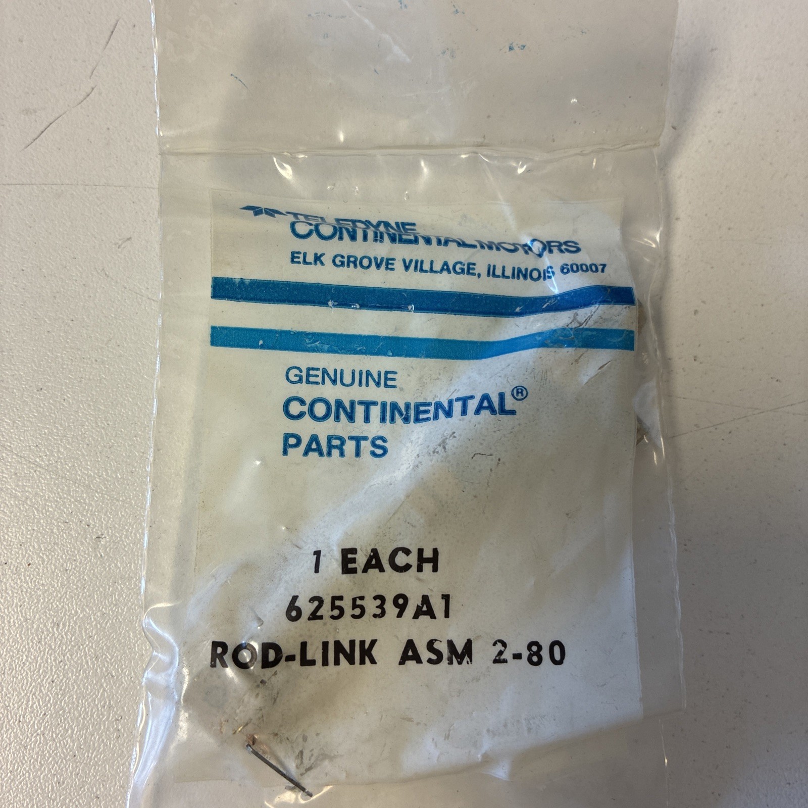 TCM Continental Linkage Fuel control P/N 625539A1