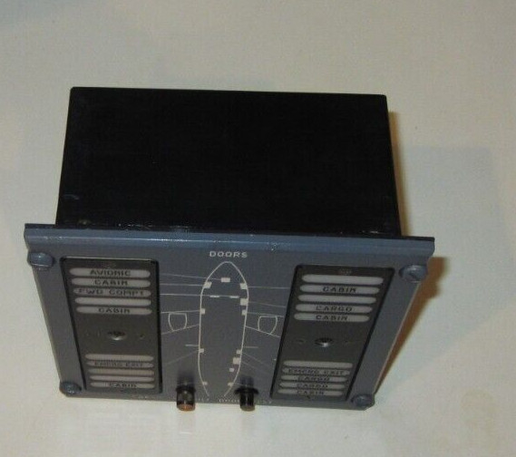 AIRBUS DOOR LOCK WARNING BOX 303-0250-3 MADE IN FRANCE AIRCRAFT DIAGRAM