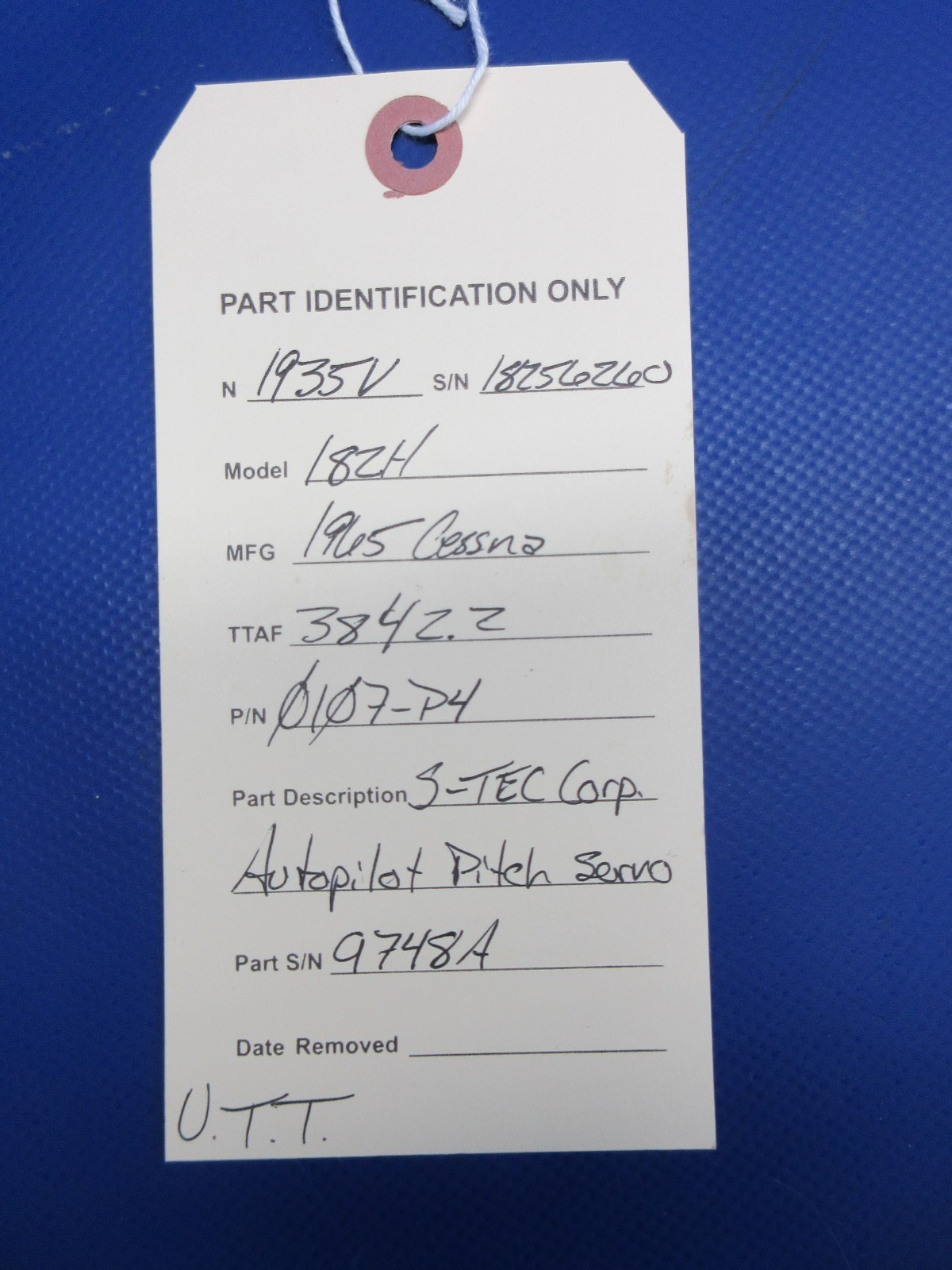 Cessna 182 / 182H S-TEC Corporation Autopilot Pitch Servo 10107-P4 (0126-444)