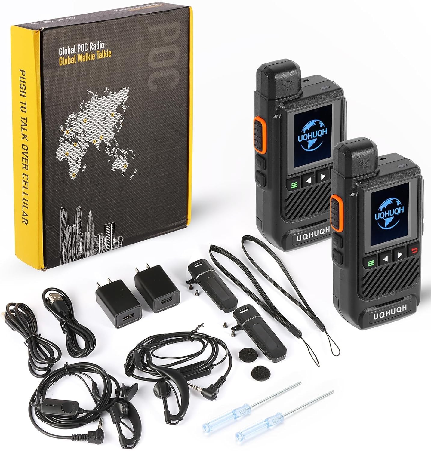 Lifetime Free Unlimited Range Walkie Talkies – 4G LTE Long B2 PACK