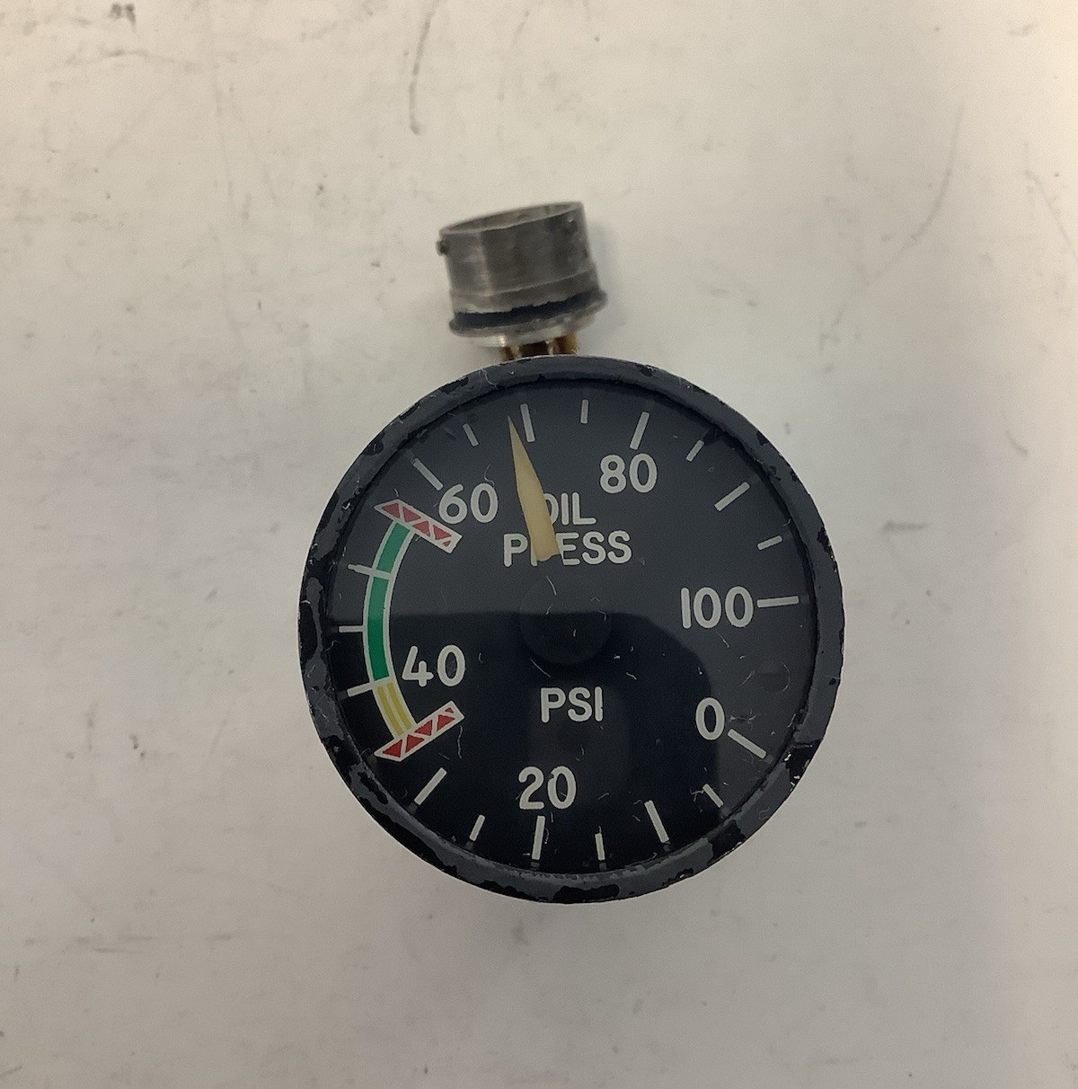 U.S. Gauge SRL-04L Oil Pressure Indicator Gauge 0-100 PSI / 26V / 400 Cycles