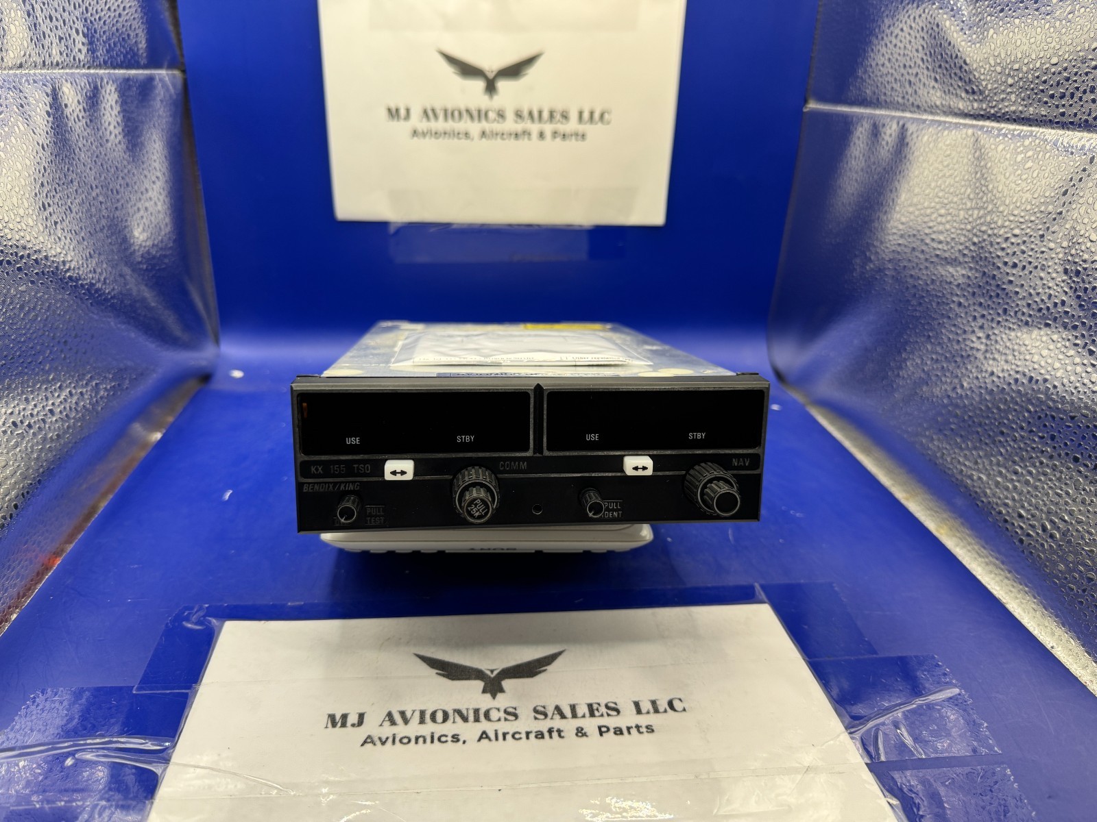 BENDIX/KING KX 155 P/N 069-1024-42 14VDC WITH GLIDE/SLOPE WITH FAA FORM 8130-3