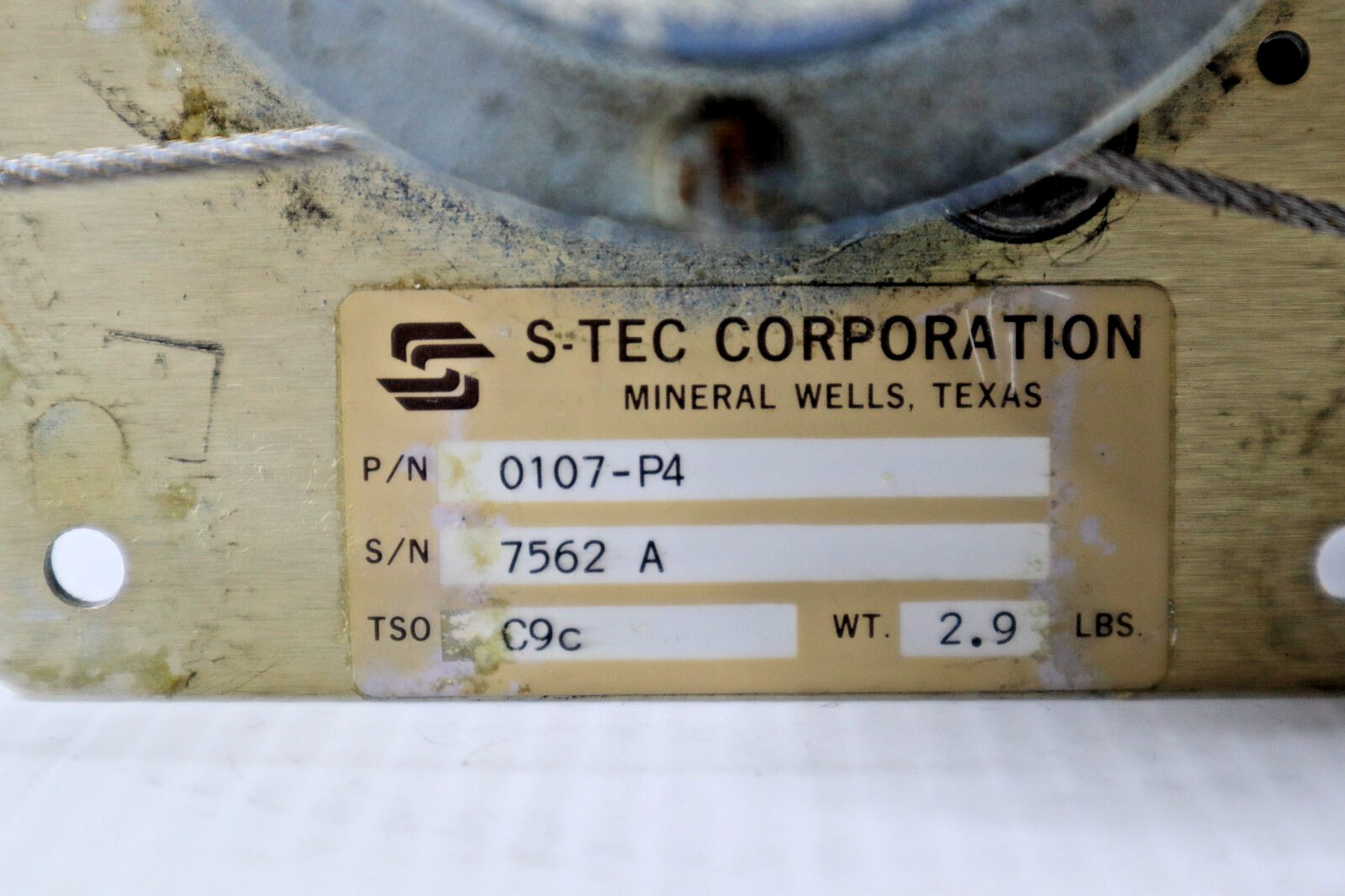 S-TEC Autopilot Pitch Servo 0107-P4
