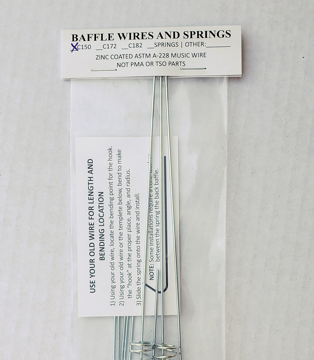 Baffle Wire Kit for Cessna 150, 120, 140