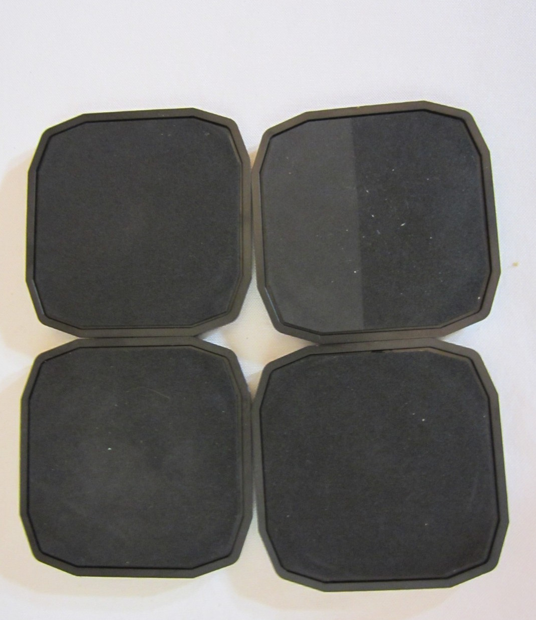 4 TRINTEC AVIONICS AIRPLANE COASTERS PRE-OWNED MADE IN CANADA