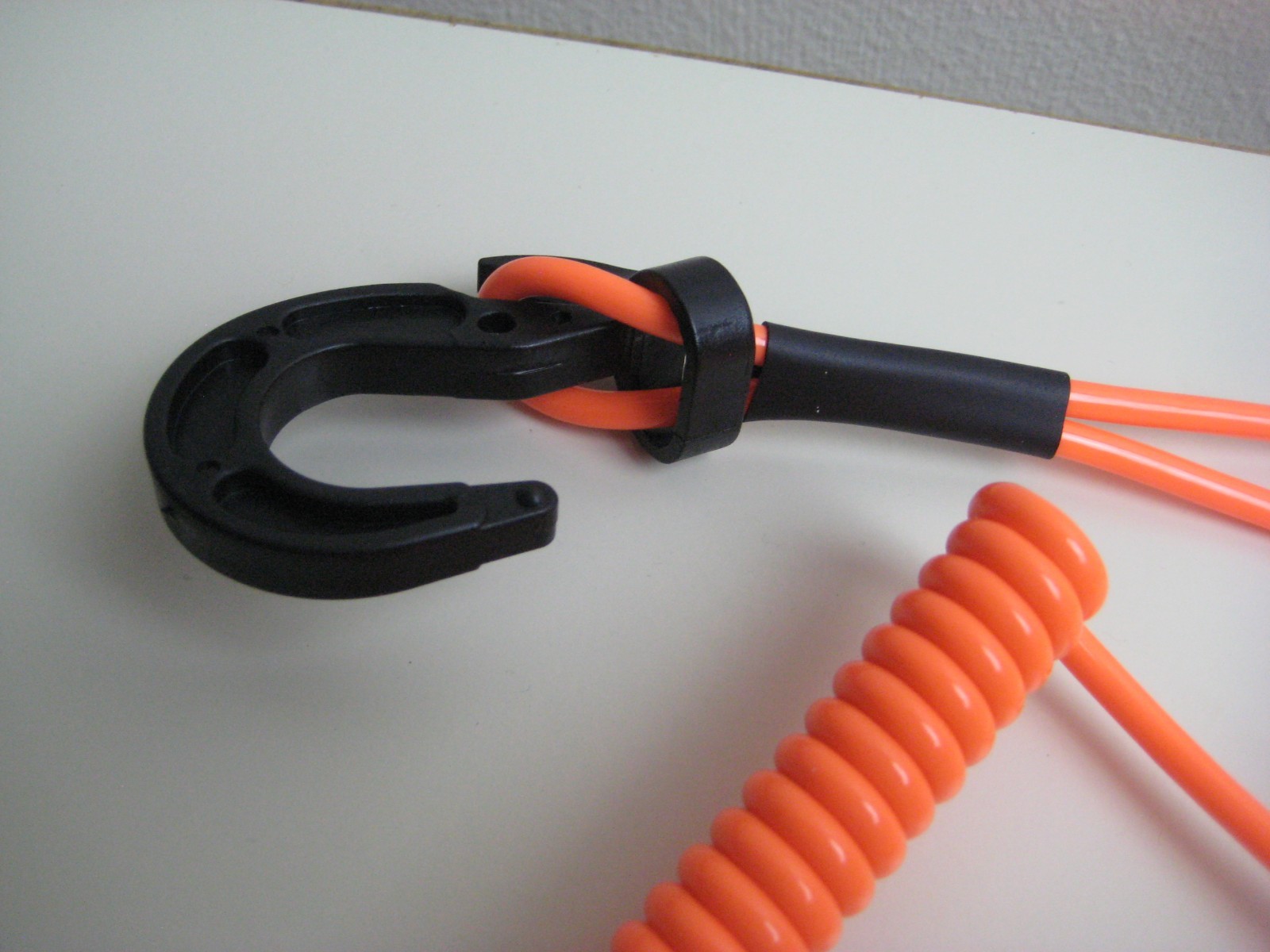 26′ Day Glow Orange Extension Cord Assembly with hook GSE, Same as David Clark