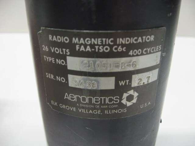 Aeronetics 2105D-B-6 Radio Magnetic Indicator – With Maintenance Release