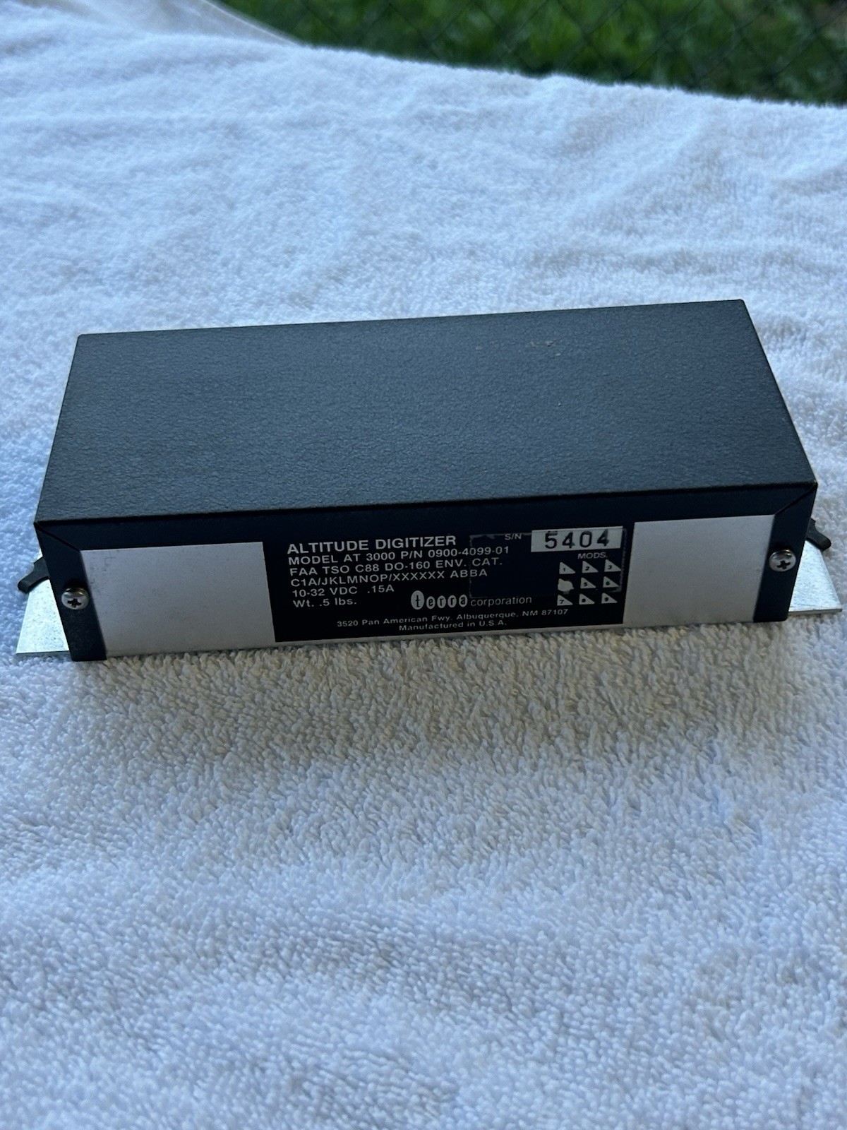 Pan American Altitude Digitizer Model AT3000P – In 0900–4 099–01