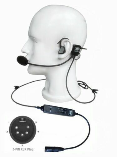 UFQ in-ear aviation headset UFQ L-1 Airbus XLR Plug FAST USA SHIPPING