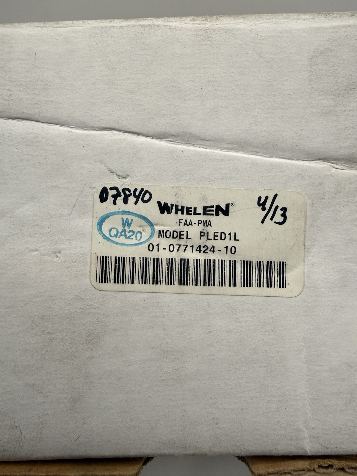 01-0771424-10 REV.A Whelen PLED1L LED Landing Light (Volts: 14) NEW OLD STOCK