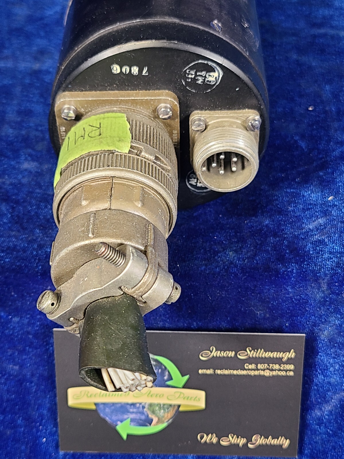 AEONETICS RMI P/N: 2105D-B-6 S/N: 6208
