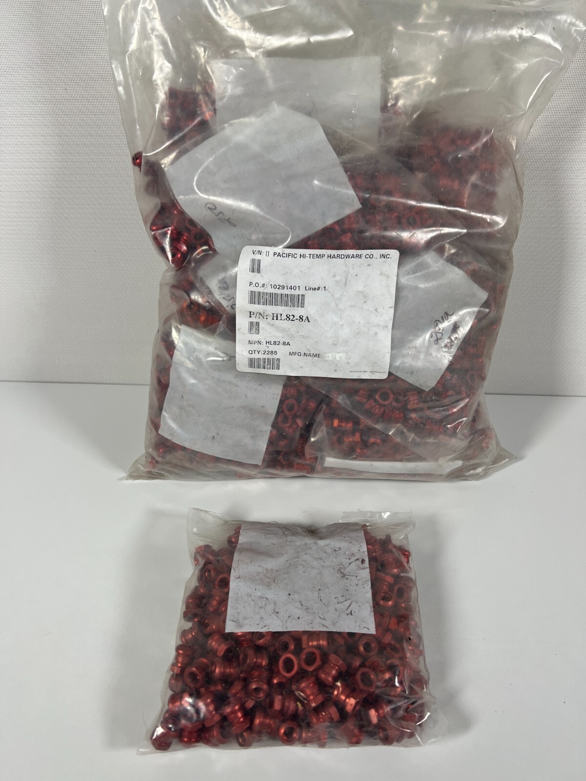 Collar Pin-Rivet Threaded Red HL82-8APBW CBOL Aerospace Military Part Lot (250x)