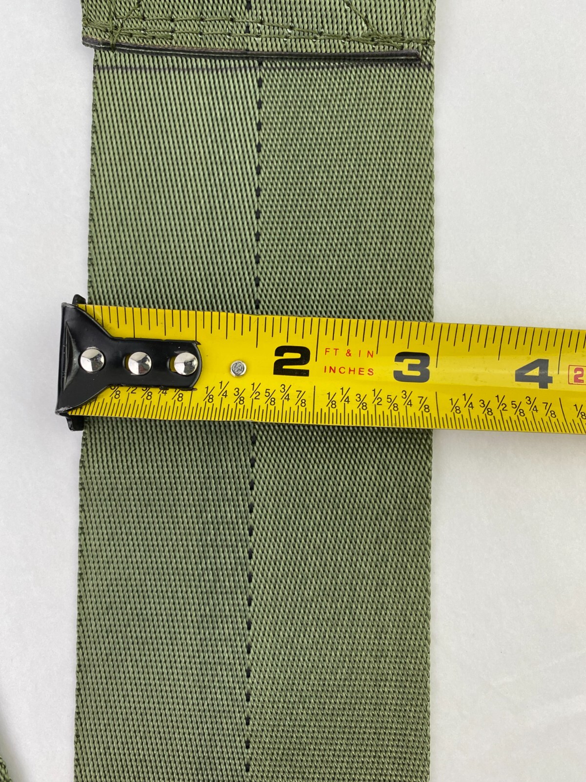 General Dynamics Land Systems Inc. Green Webbing Restraint Strap 35″ Long