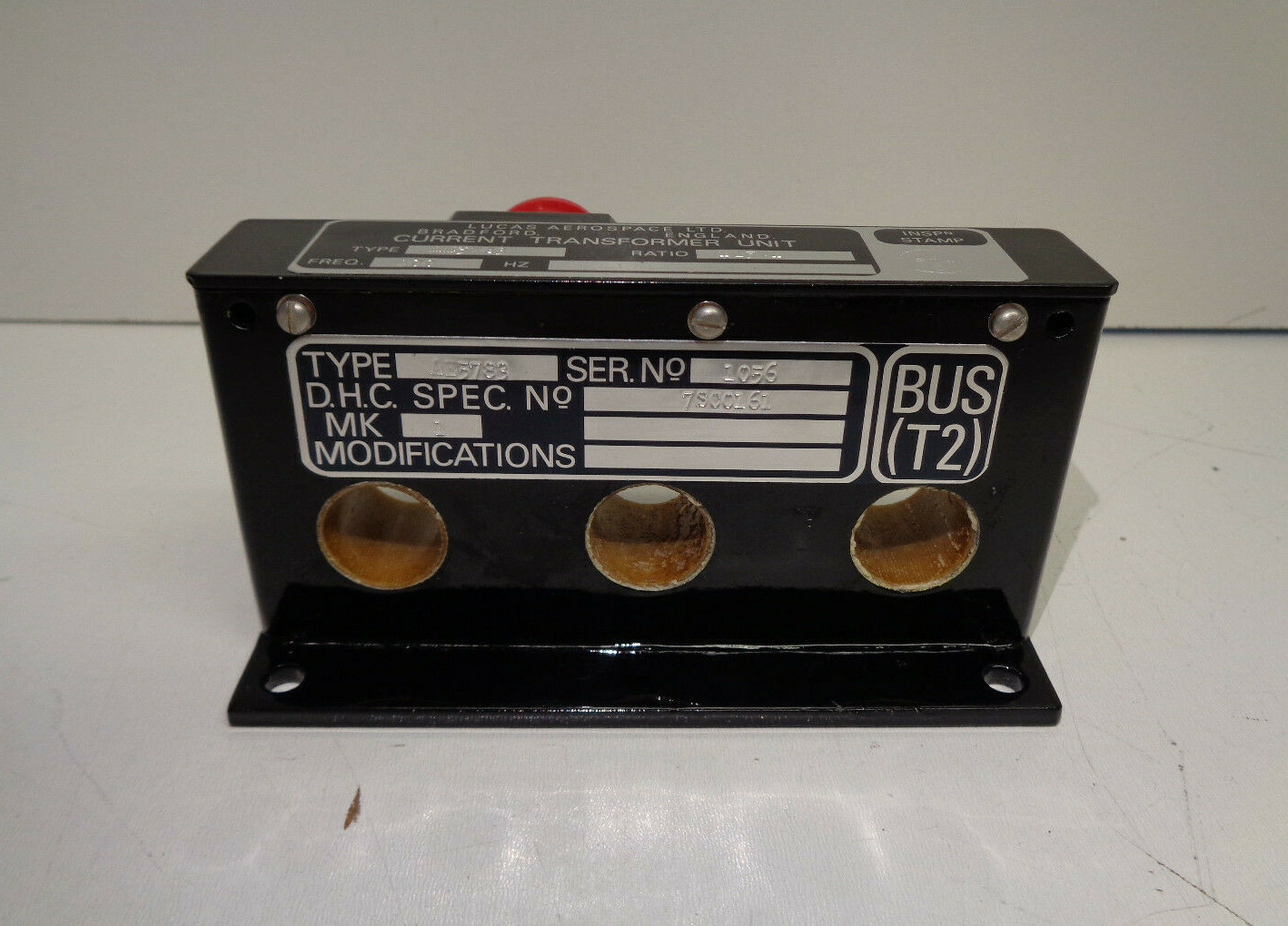 AIRCRAFT CURRENT TRANSFORMER UNIT AE5783 BY LUCAS AEROSPACE NEW