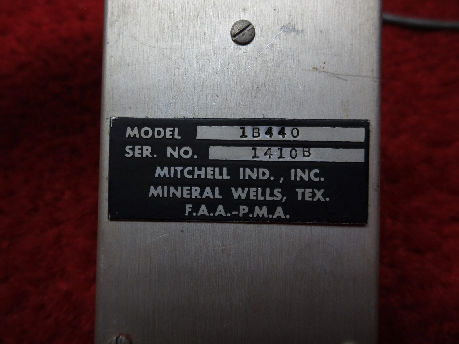 Mitchell IND., INC. 1B440 Relay Box
