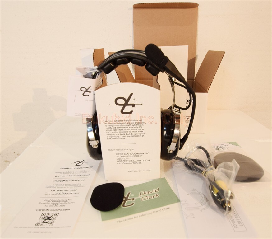 David Clark 40853G-03 Aviation Headset with M-7A Microphone New In Box