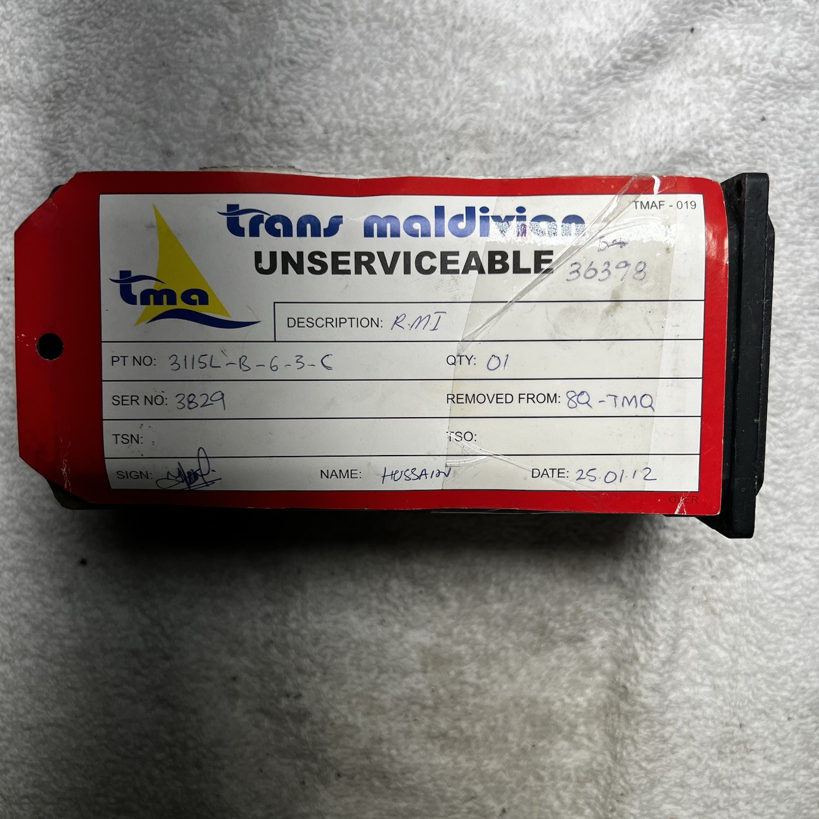 Aeronetics RMI – P/N 3115L-B-6-3-C Radio Magnetic Indicator W/ Mods 1-6