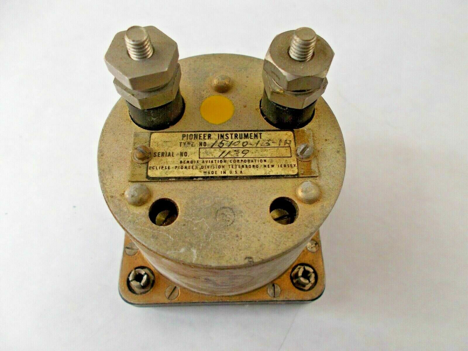 Vintage Bendix Pioneer Instrument Trim Indicator Unknown Model