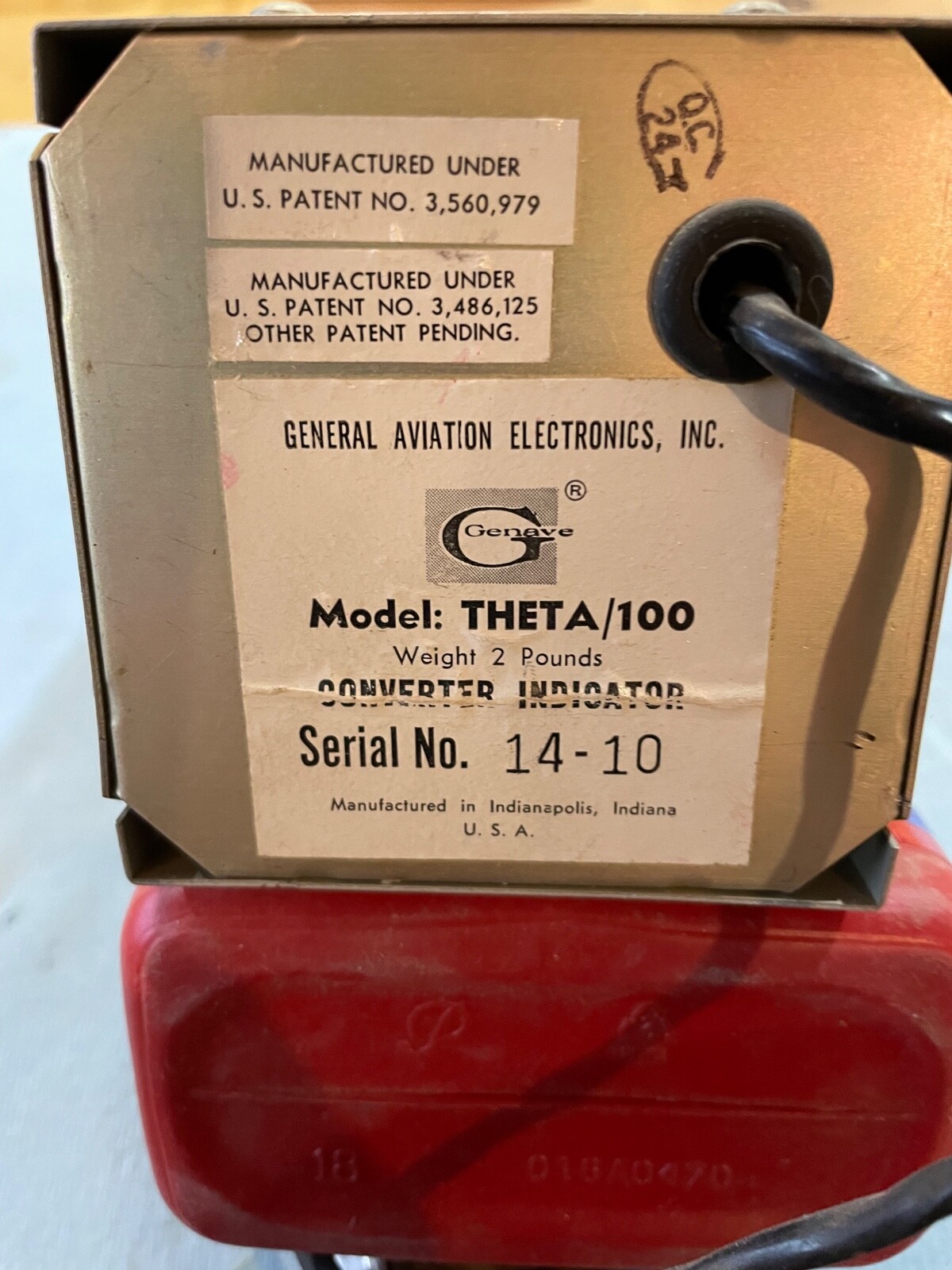 Genave THETA/100 VOR Indicator