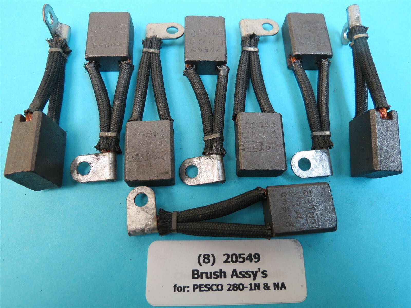 8 ea. 20549 Brushes for PESCO 280-1N & 280-1NA Motors Lowrider (8=2 Sets)