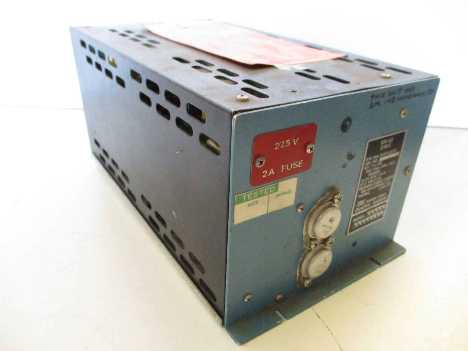 KING RADIO CORP 066-1029-00/01 KN65 DME Tagged “Unservicable” KN-65-A