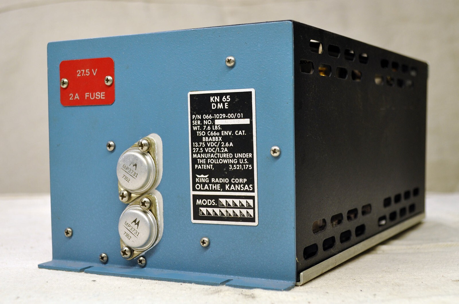 KN-65 DME Receiver / King / 066-1029-00/01 / 6318