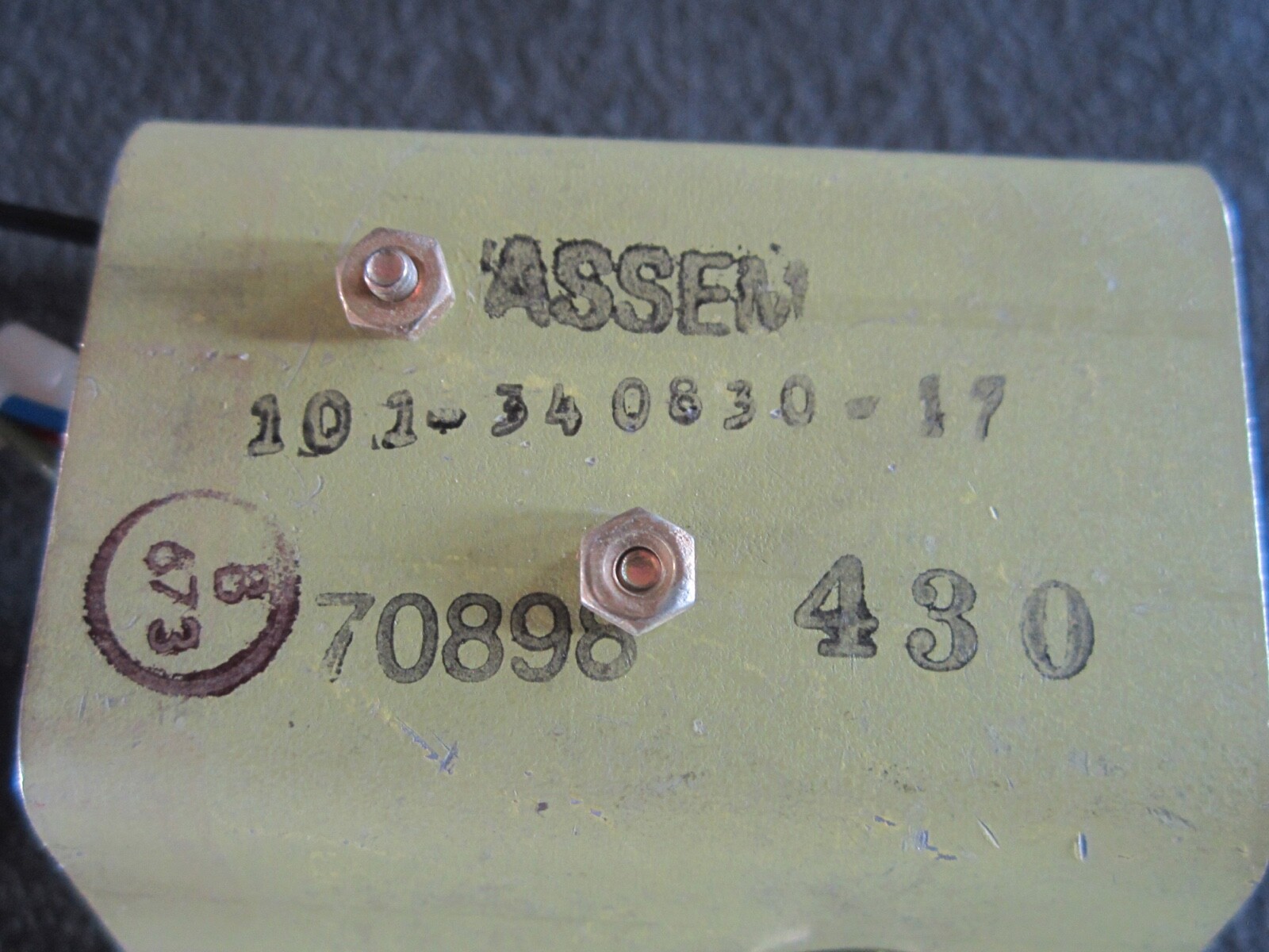 Beech Beechcraft ELT Switch Install Kit, P/N 101-3039-1 S, New Surplus
