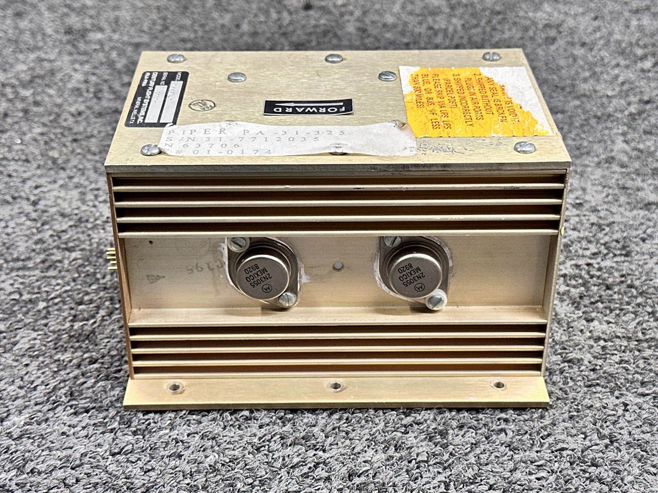 1D651-3 Century Flight Systems Yaw Damper Unit (Minus Mount) (28V)