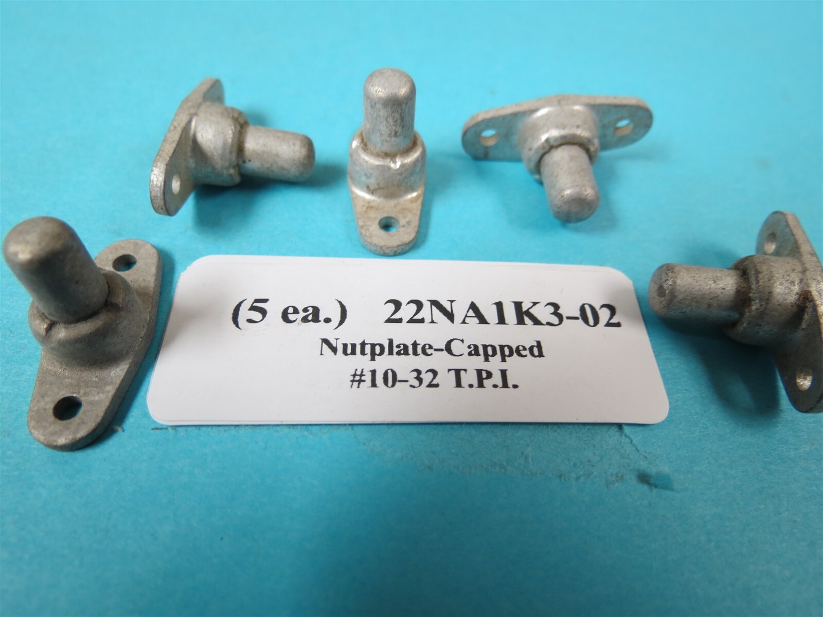#10-32 High Capped 2-Lug Nutplate 22NA1K3-02 Hawker Beechcraft Aircraft (5)