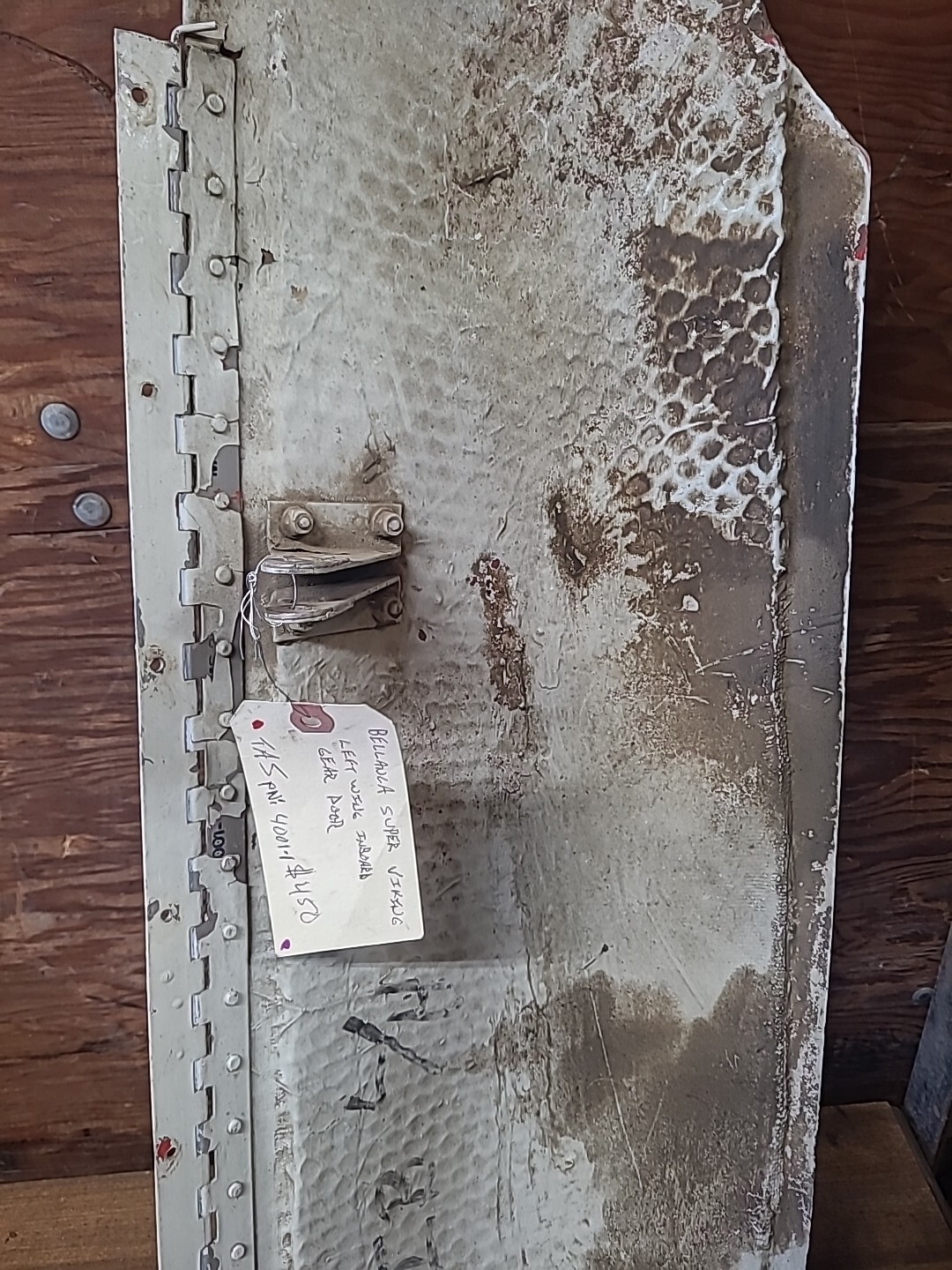 Bellanca 17-30A Viking Main Gear Door INBD LH P/N 4001-1 (0524-2120)